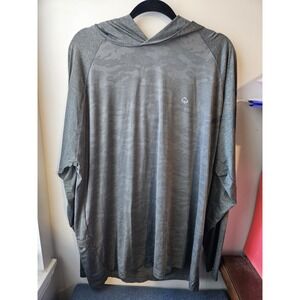 Wolverine Men's XL Performance Hoodie Gray Camo Pattern  Lightweight Long Sleeve